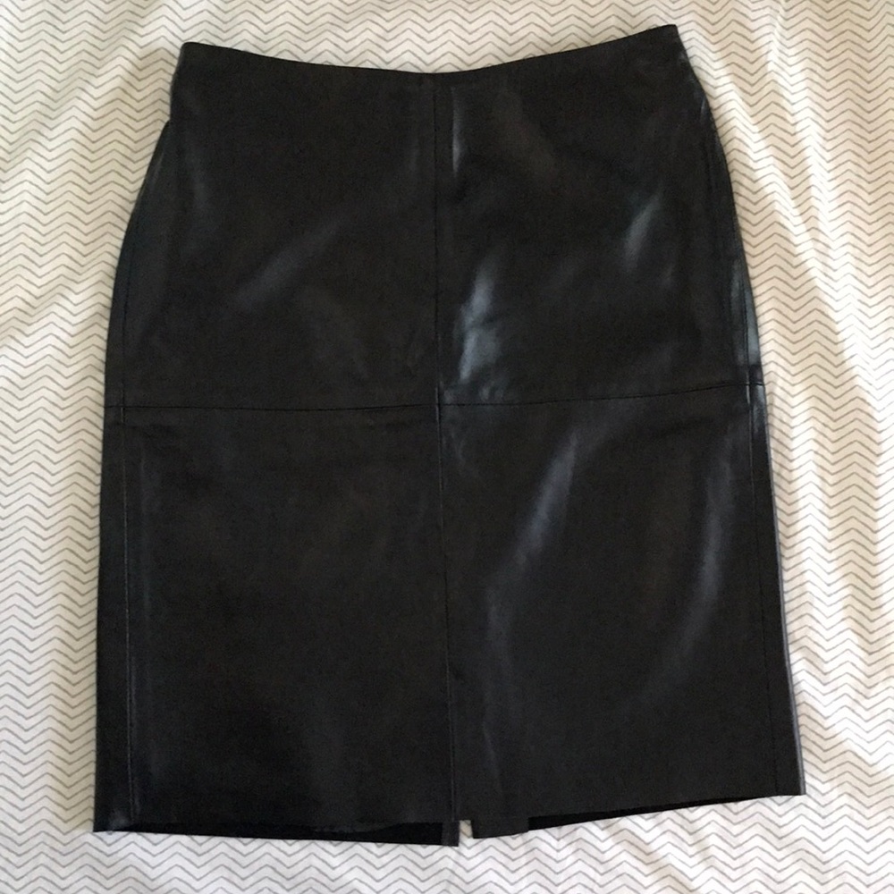 SOLD Leather Skirt United Colors of Benetton